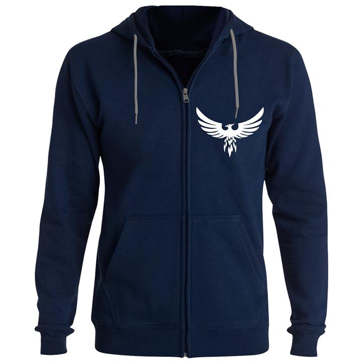 سویشرت مردانه طرح عقاب کد F172 رنگ سرمه ای